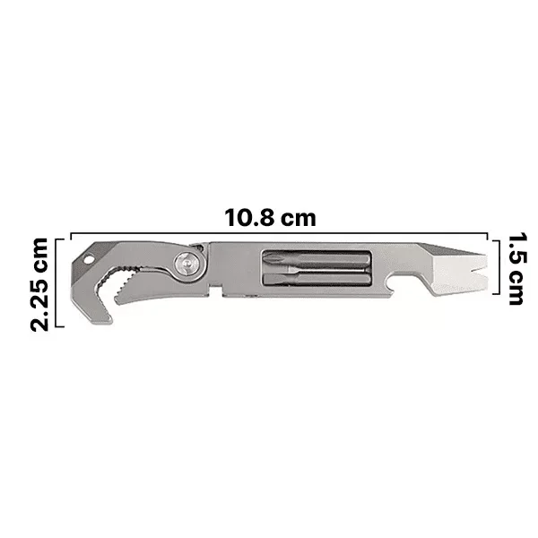 Herramienta Multifuncional EDC de Titanio para Exterior - Imagen 5