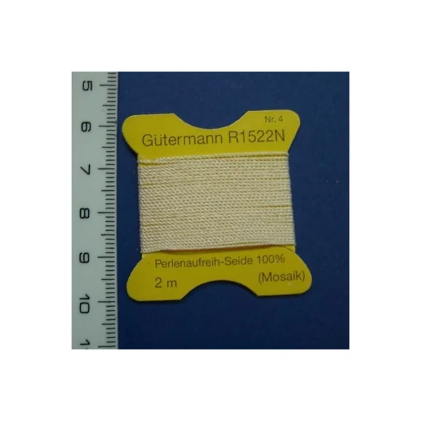 Hilo para enhebrar perlas gütermann