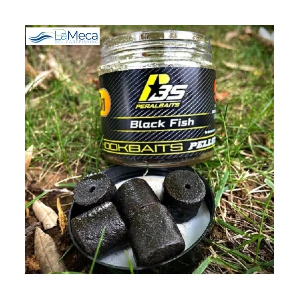 HOOKBAITS PELLET BLACK FISH 14 MM PERALBAITS