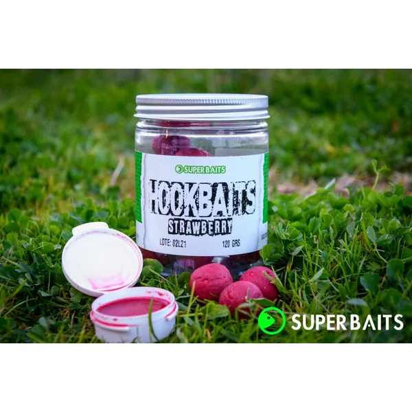 HOOKBAITS STRAWBERRY (FRESA) 20 MM SUPERBAITS