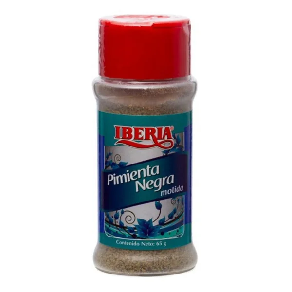 Iberia Pimienta Negra Molida 65gr