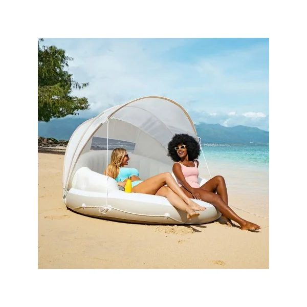 ILHA INSUFLÁVEL INTEX CANOPY CREME - 199X150 CM - Imagen 7
