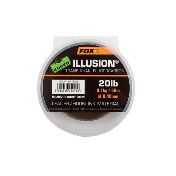 ILLUSION FOX 20 LB TRANS KHAKI 0,40 MM 50 M