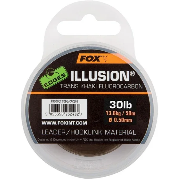 ILLUSION FOX 30 LB TRANS KHAKI 0,50 MM 50 M