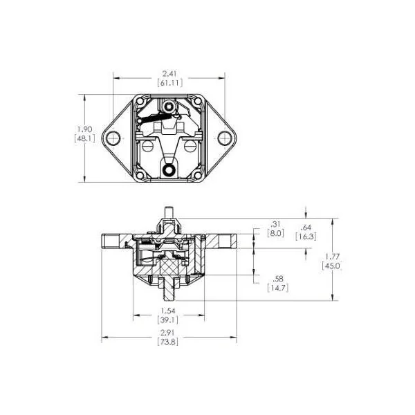 Interruptor automático térmico SERIE 285 - 100A - Imagen 2