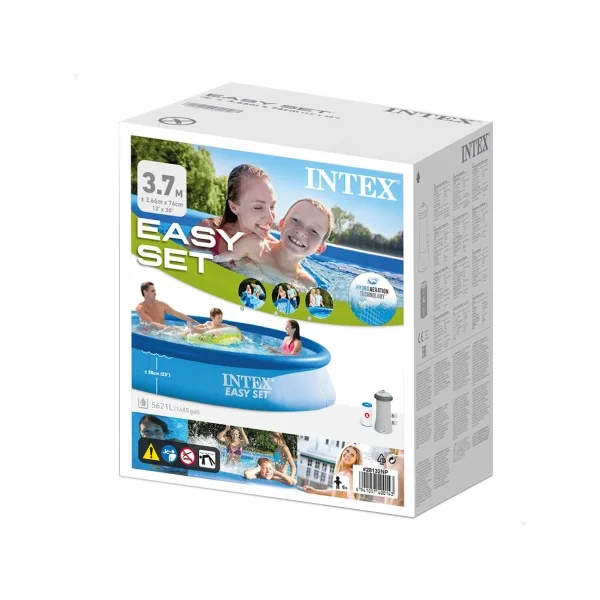INTEX Piscina inflável circular Easy Set de 3,6 m - Imagen 4