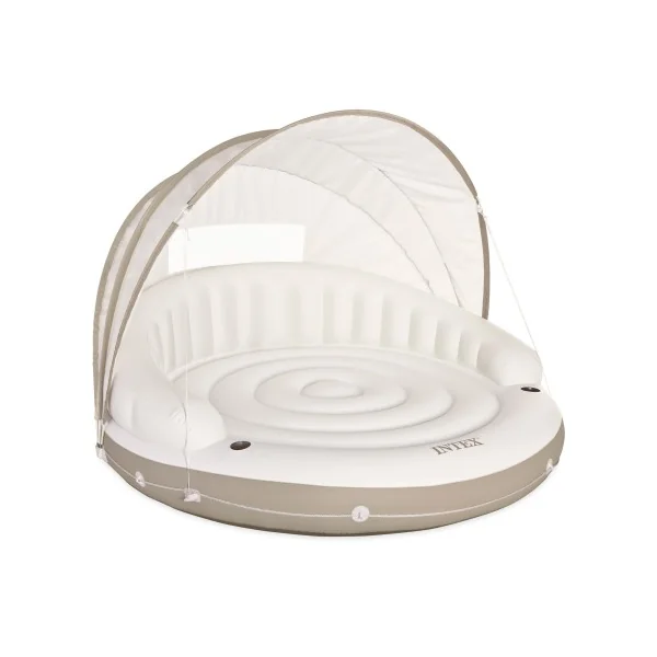 ISLA HINCHABLE INTEX CANOPY CREMA - 199X150 CM
