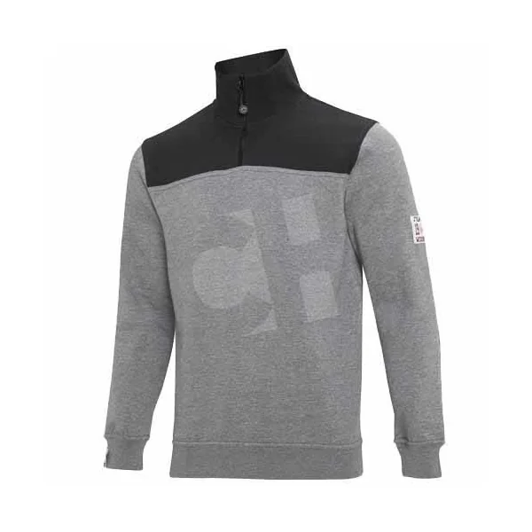 JERSEY NEBRASKA GRIS-NEGRO T-M
