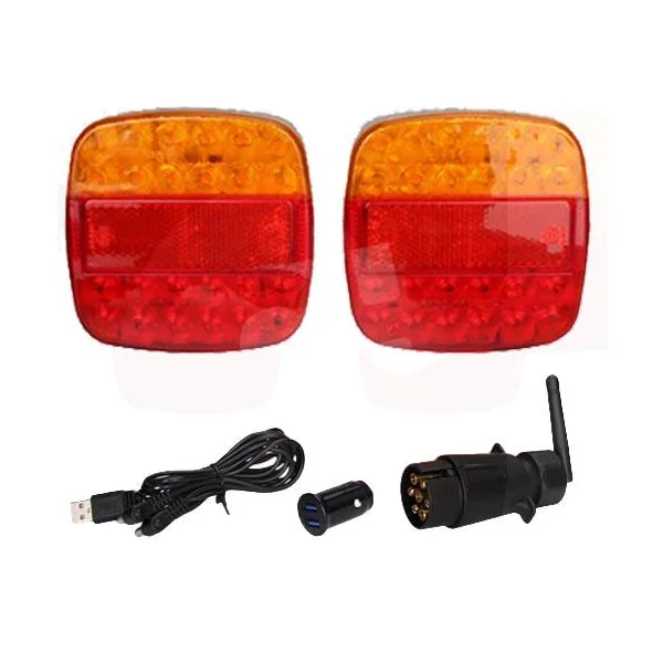 JGO PILOTOS TRASEROS LED MAGNETICOS
