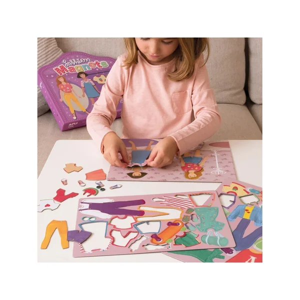 Juego Educativo APLI Game Magnets Moda