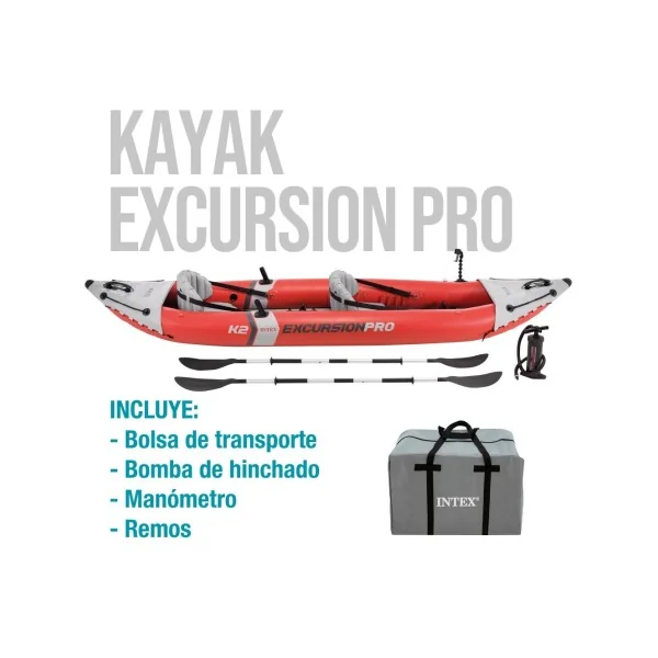 Kayak hinchable Excursion Pro INTEX - Imagen 6