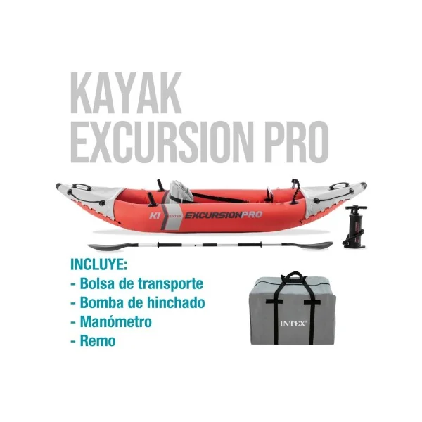 Kayak hinchable individual INTEX Excursion Pro - Imagen 6