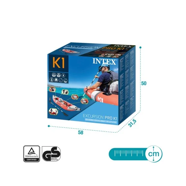 Kayak hinchable individual INTEX Excursion Pro - Imagen 9