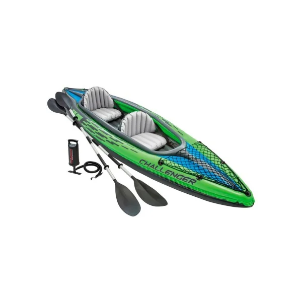 KAYAK INSUFLÁVEL INTEX CHALLENGER K2 & 2 REMOS-351X76X38 CM