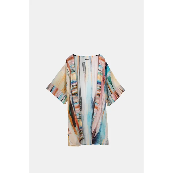 Kimono largo estampado Studio