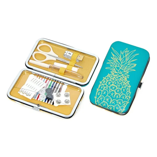 Kit de Costura de Viaje - Neceser de Simil Piel