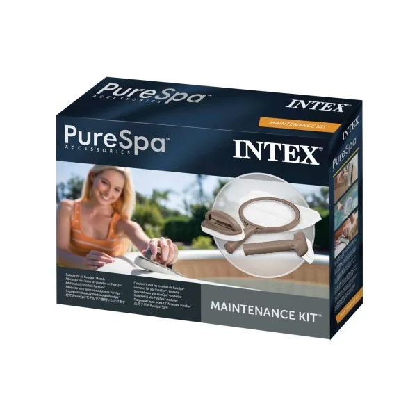 Kit mantenimiento INTEX spa + 2 cepillos y 1 malla - Imagen 5