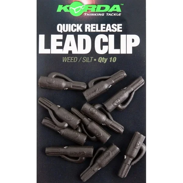 KORDA QUICK RELEASE LEAD CLIPS WEED