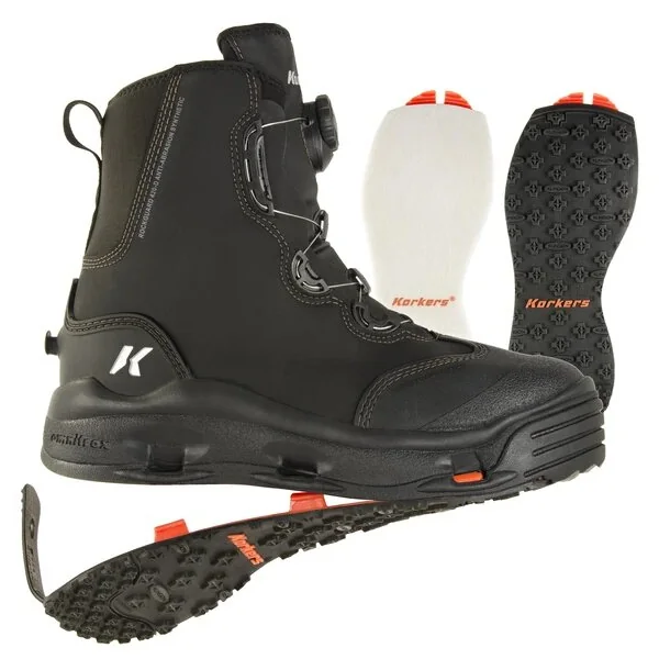 Korkers Bota de vadeo Devils Canyon incl. suelas intercambiables