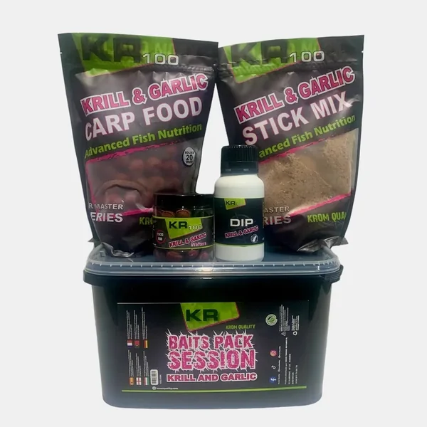 KROM QUALITY PACK SESSION KRILL GARLIC - Arapaima Fishing