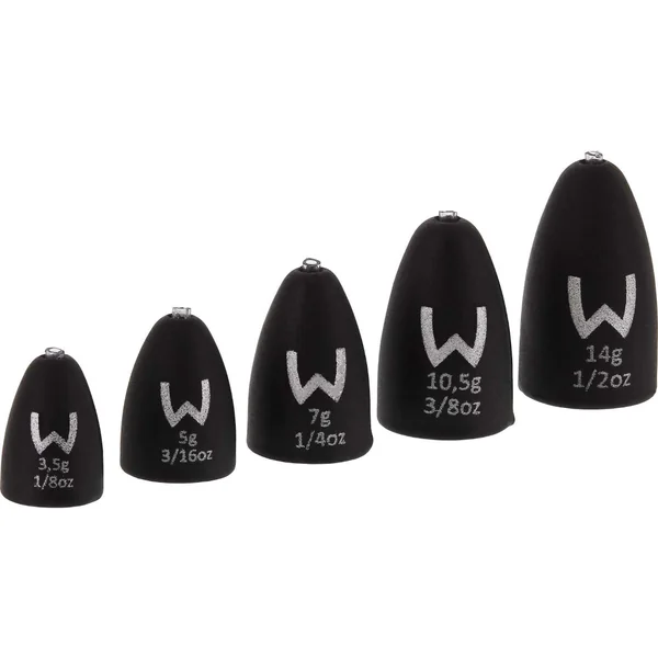 Lastres de bala de tungsteno Westin Add-It negro mate