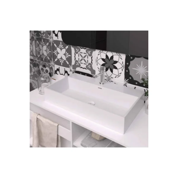 Lavabo de cerámica modelo Gemini 75