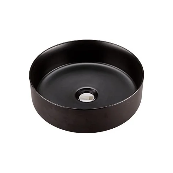 Lavabo Osiris cerámico Negro mate - Imagen 3