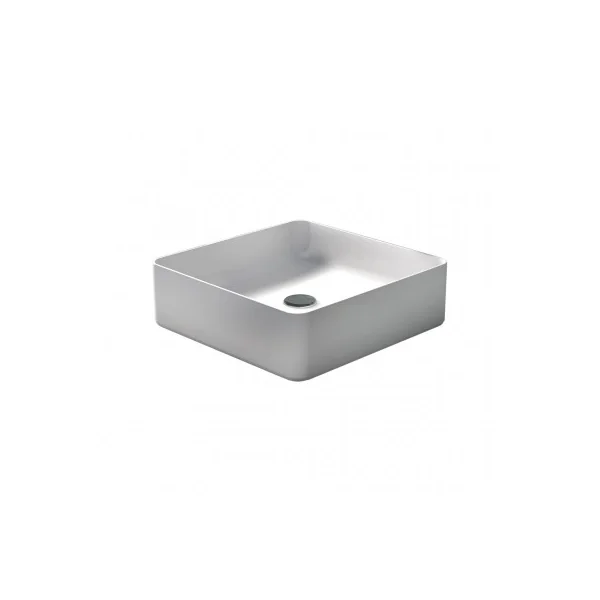 Lavabo Satet cerámico Blanco mate - Imagen 2