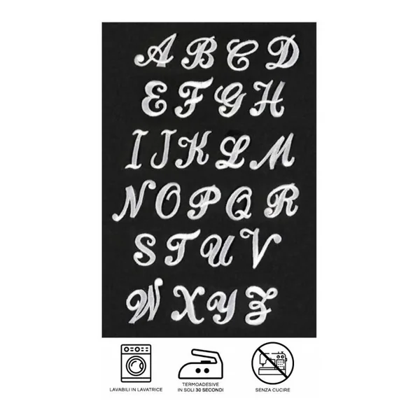 Letras Termoadhesivas 2,8cm - Letras del Alfabeto