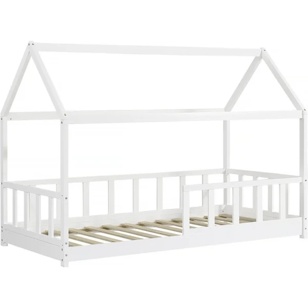 Letto a soppalco per bambini "Mila" - 90 x 190 cm - Bianco