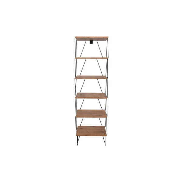 Libreria in legno "Balaban" - 46 x 30 x 165 cm - Marrone