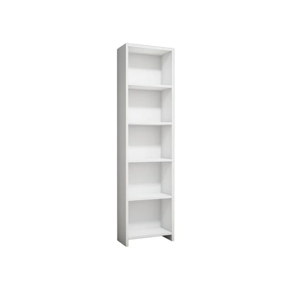 Libreria in legno "Barkin" - 40 x 19 x 150 cm - Bianco
