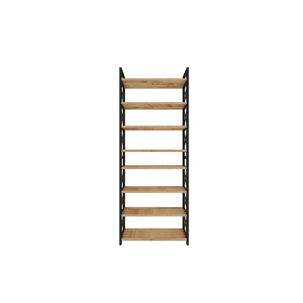 Libreria in legno "Plastic" - 46 x 18 x 128 cm - Nero