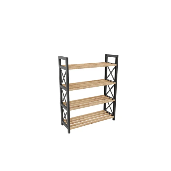 Libreria in legno "Plastic" - 46 x 18 x 64 cm - Nero