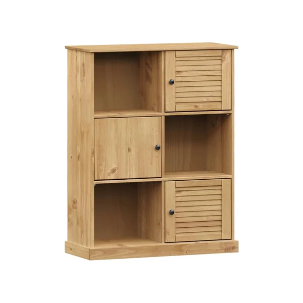 Librería VIDAXL Marrón Madera (90x35x114,5 cm)