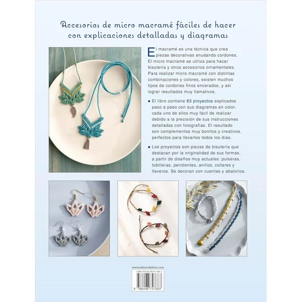 Libro Accesorios de Micro Macramé - 83 Proyectos - Imagen 2
