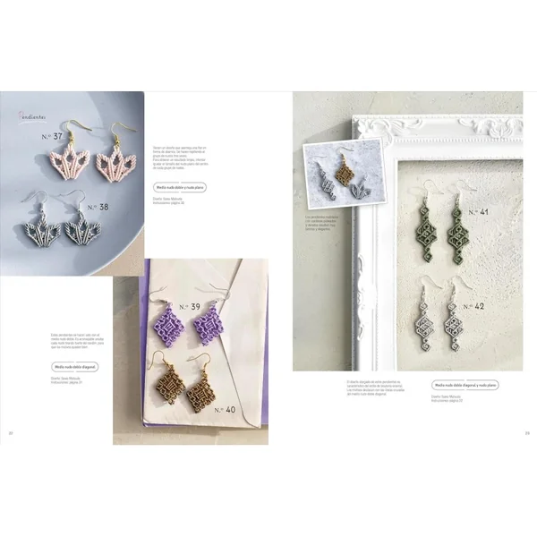 Libro Accesorios de Micro Macramé - 83 Proyectos - Imagen 5