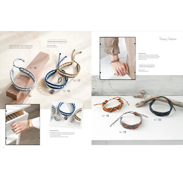 Libro Accesorios de Micro Macramé - 83 Proyectos - Imagen 6