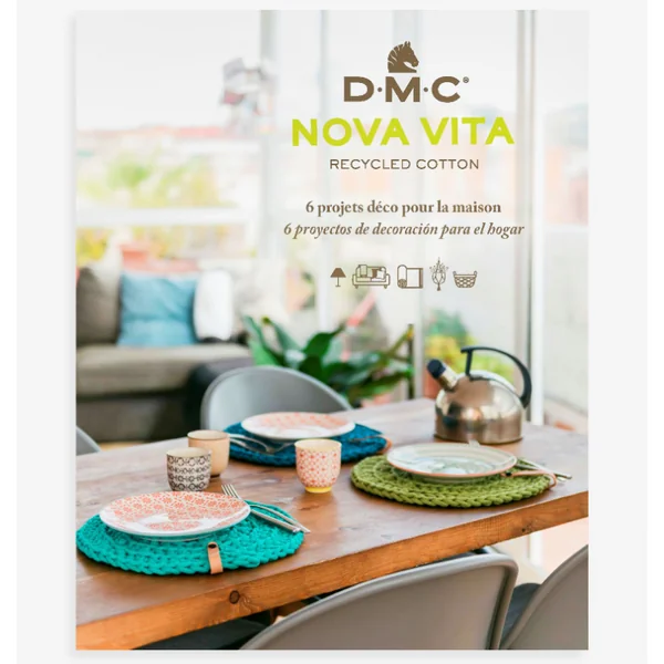 Libro de Patrones DMC Nova Vita 12 - Proyectos de Decoración ara el Hogar