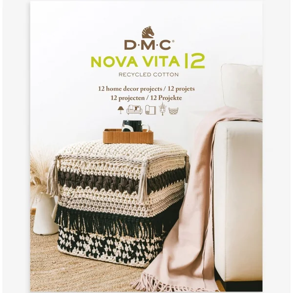 Libro de Proyectos DMC Nova Vita 12 - 12 Diseños de Decoración para el Hogar