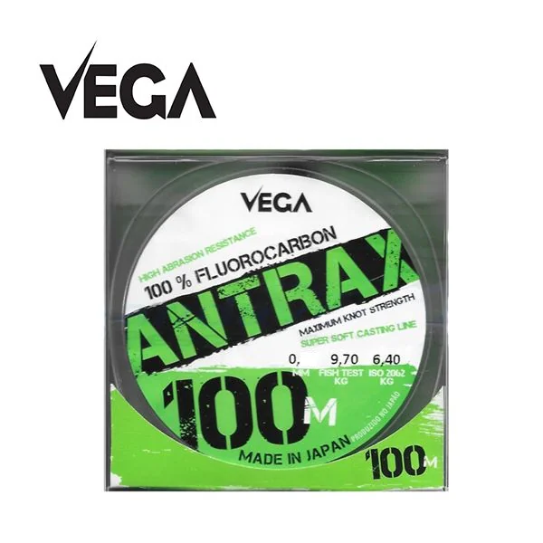 LINEA VEGA ANTRAX 100% FLUOROCARBONO 0.40 MM 100M