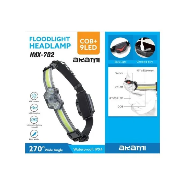 Linterna Akami IMX 702 - Monty pesca