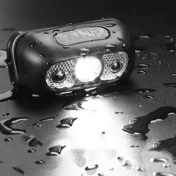 Linterna Frontal Recargable Impermeable LED para Senderismo - Imagen 2