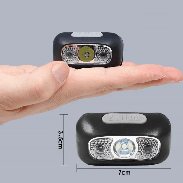 Linterna Frontal Recargable Impermeable LED para Senderismo - Imagen 6