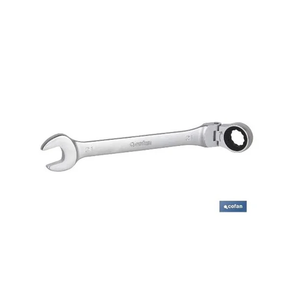 Llave combinada articulada 180 de carraca 16mm