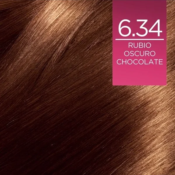 L'Oreal Tinte Excellence Creme 6.34 Rubio Oscuro Chocolate - Imagen 2