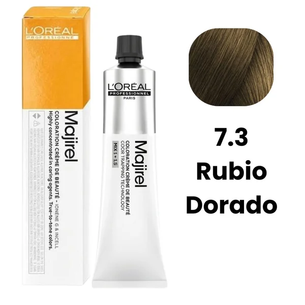 L'Oreal Tinte Majirel 7.3 Rubio Dorado 50ml