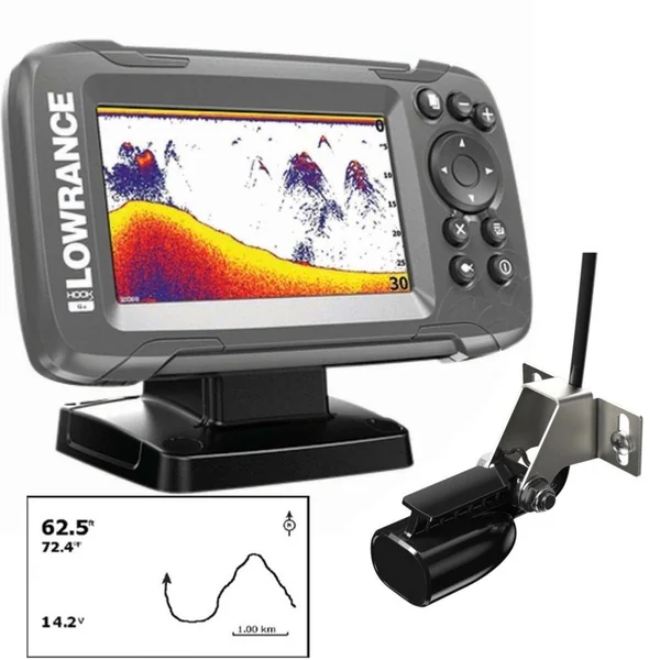LOWRANCE HOOK2 - 4X Sonda GPS Plotter con transductor
