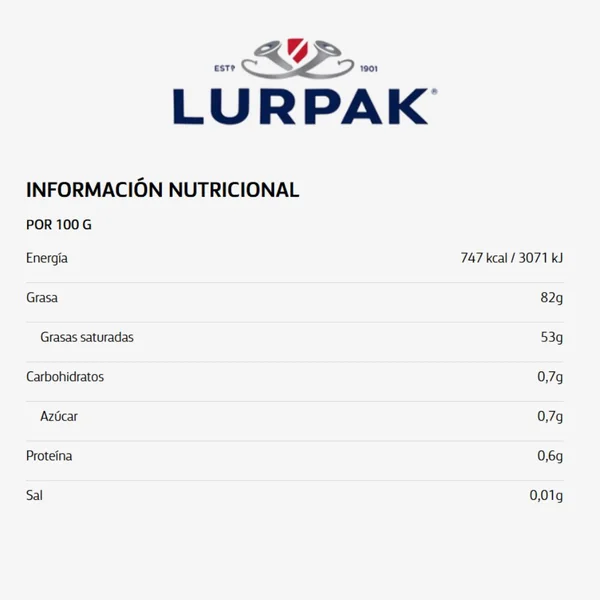 Lurpak Mantequilla Sin Sal Barra 200 gr - Imagen 2