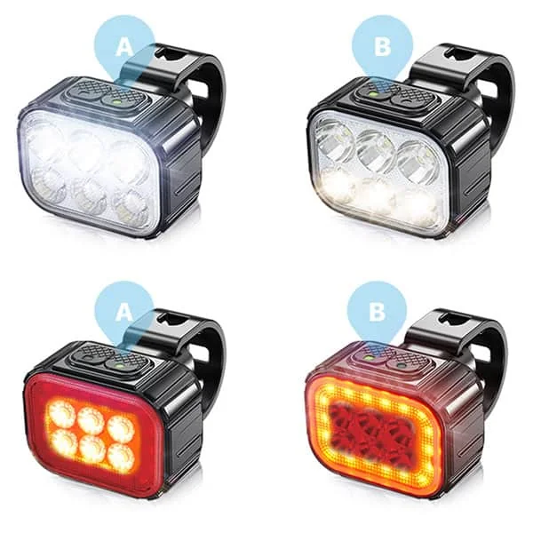 Luz LED para Bicicleta Lámpara Recargable - Imagen 6